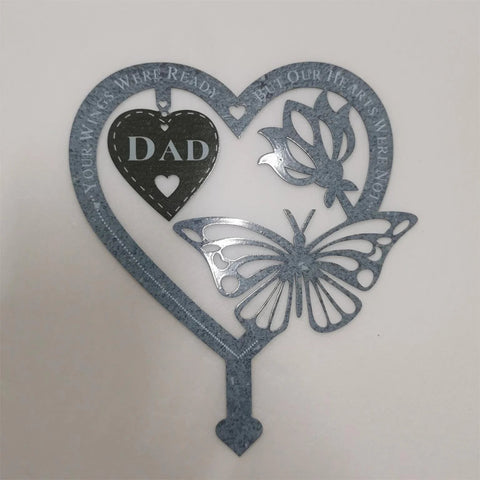 🔥Last Day Promotion - 49% OFF🔥 - Memorial Gift Butterfly Ornament-Garden Memorial Plaque ( 🔥BUY 2 FREE SHIPPING )